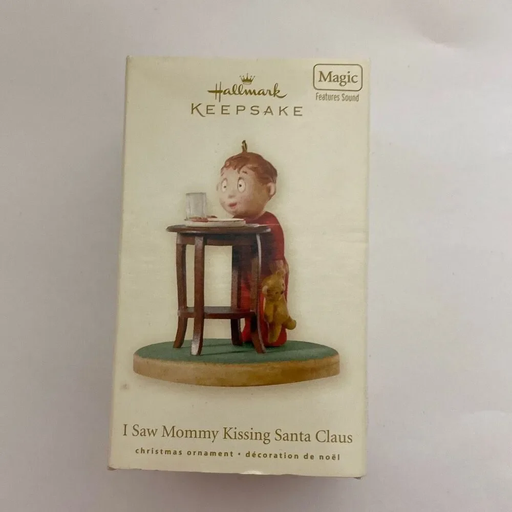 Hallmark Keepsake I Saw Mommy Kissing Santa Claus Christmas Ornament NIB‎